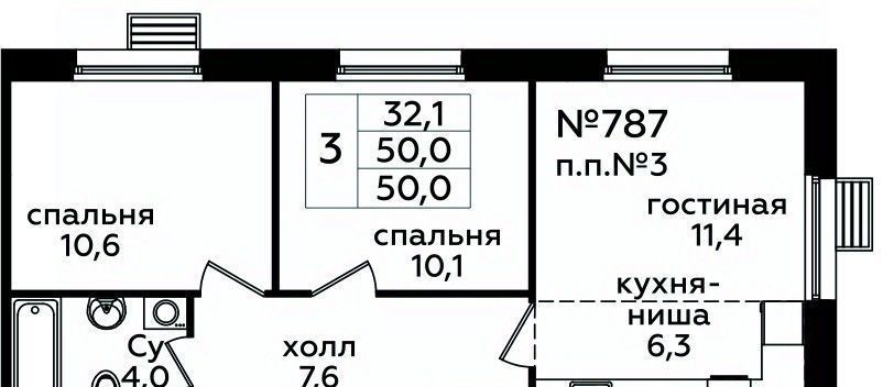 квартира г Москва п Сосенское д Столбово метро Коммунарка Эко Бунино жилой комплекс, к 10-11 фото 1