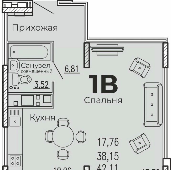 квартира г Пенза р-н Первомайский ул Богданова 34 фото 1