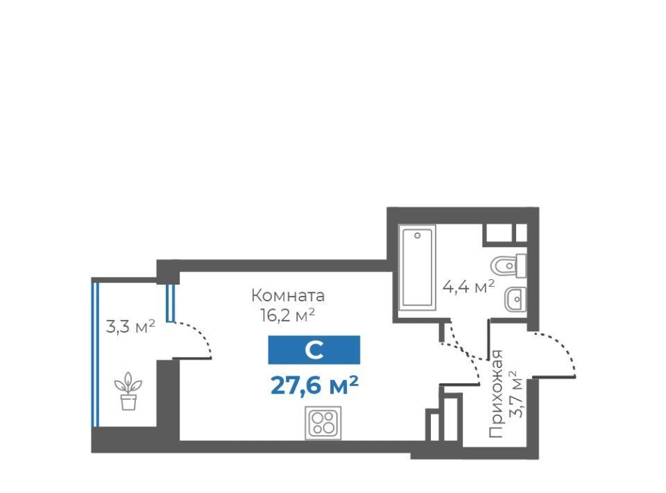 квартира г Тюмень р-н Калининский ул Интернациональная 197б фото 1