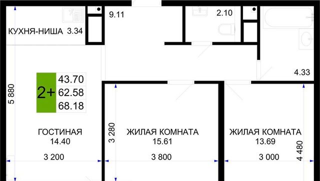 г Краснодар р-н Центральный ул им. Валерия Вишневецкого 9 фото