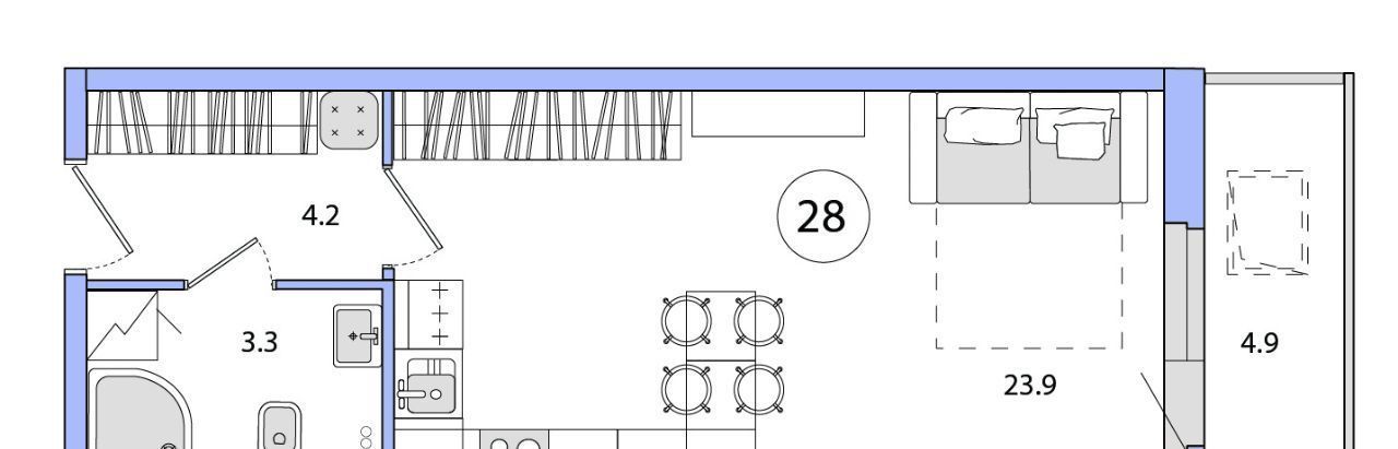 квартира г Санкт-Петербург метро Василеостровская ул Одоевского 17 фото 1