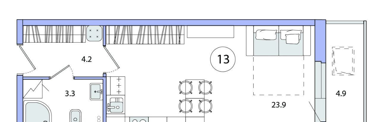 квартира г Санкт-Петербург метро Василеостровская ул Одоевского 17 фото 1