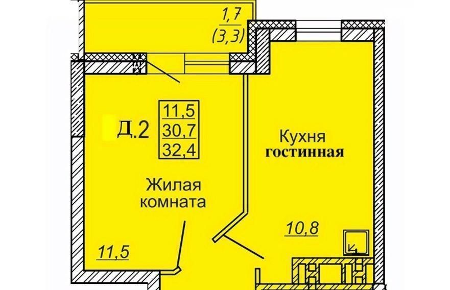 квартира г Новосибирск Октябрьская ул Бородина 56 фото 13