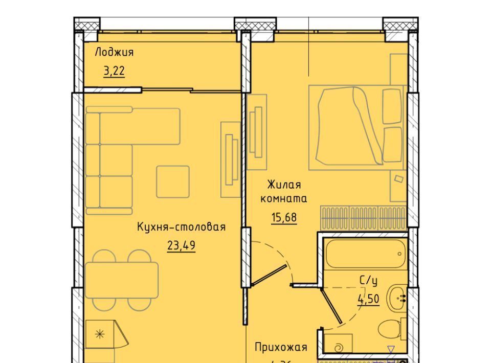 квартира г Екатеринбург Чкаловская ул Машинная 1в/3 фото 1