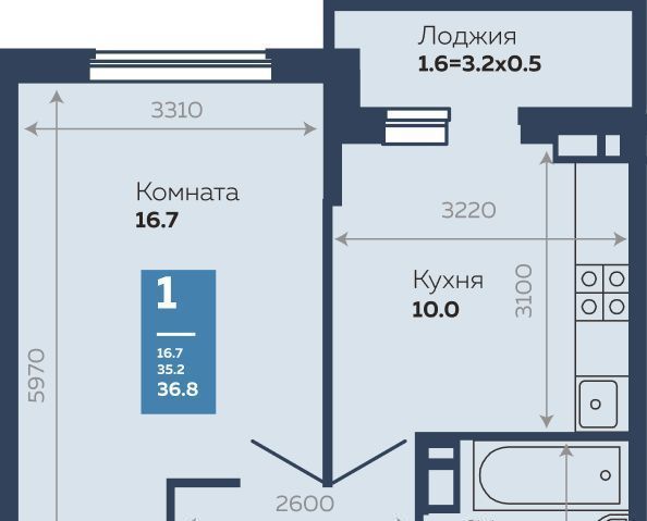 квартира г Краснодар р-н Прикубанский ул Героев-Разведчиков 11/3 фото 1