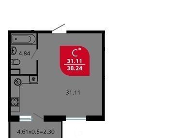 квартира г Новороссийск с Цемдолина ул Солнечная 2к/3 р-н Приморский фото 1