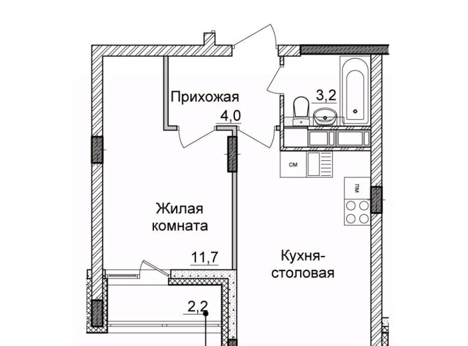 квартира г Нижний Новгород Горьковская ЖК «Новая Кузнечиха» 11 фото 1