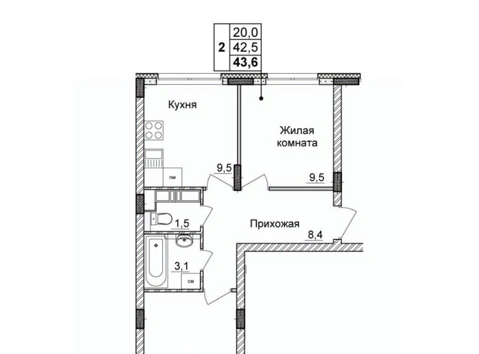 квартира г Нижний Новгород Горьковская ЖК «Новая Кузнечиха» 11 фото 1