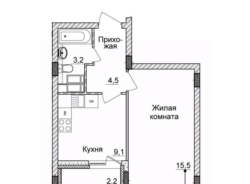 квартира г Нижний Новгород Горьковская ЖК «Новая Кузнечиха» 11 фото 1