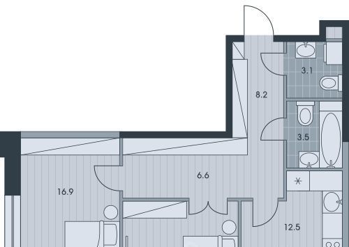 квартира г Москва Обручевский ул Обручева 23с/3 Воронцовская фото 1