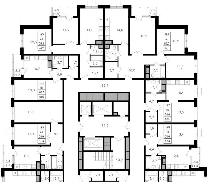 квартира г Москва ул Берзарина 4/2 поле, 32к, Октябрьское фото 2