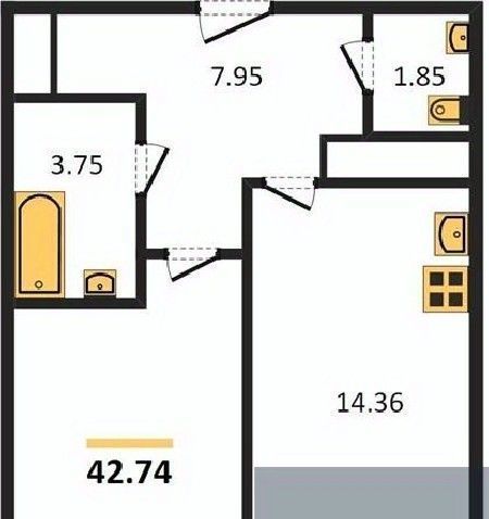 квартира г Воронеж р-н Советский ул 9 Января 233/40 фото 1