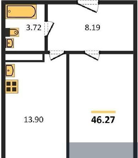 квартира г Воронеж р-н Советский ул 9 Января 233/40 фото 1