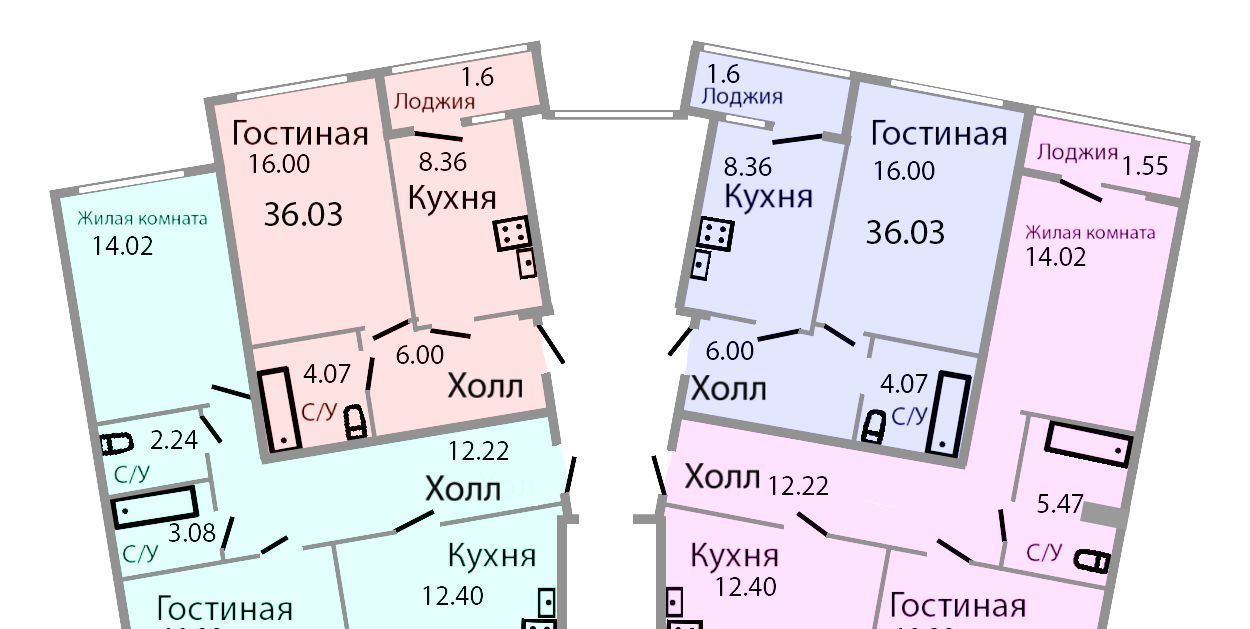 квартира р-н Зеленоградский г Зеленоградск ул Тургенева 16а фото 2