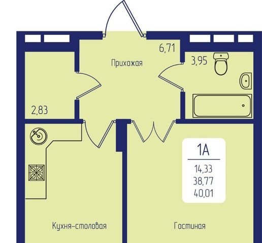 квартира г Красноярск р-н Октябрьский пр-кт Свободный 64и фото