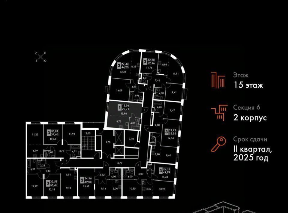 квартира г Москва п Московский метро Говорово № 3 кв-л фото 2