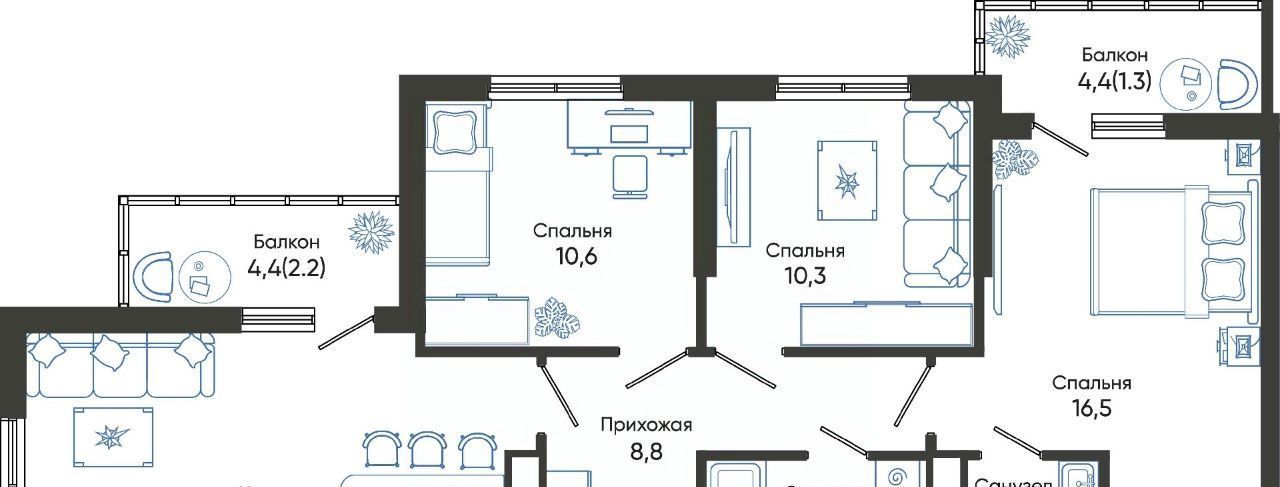 квартира г Новороссийск р-н Центральный ш Мысхакское фото 1