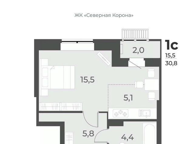 квартира г Новосибирск р-н Калининский Заельцовская ул Декоративный Питомник 16/2 фото