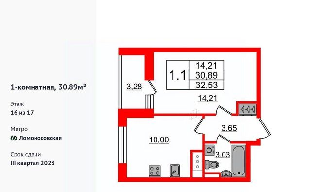 метро Ломоносовская ул Фарфоровская 7к/1 фото