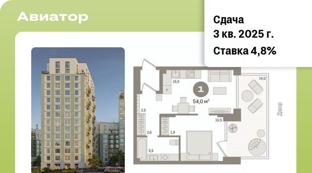 квартира г Новосибирск р-н Заельцовский Заельцовская Аэропорт ул Аэропорт 88/8 ЖК Авиатор фото