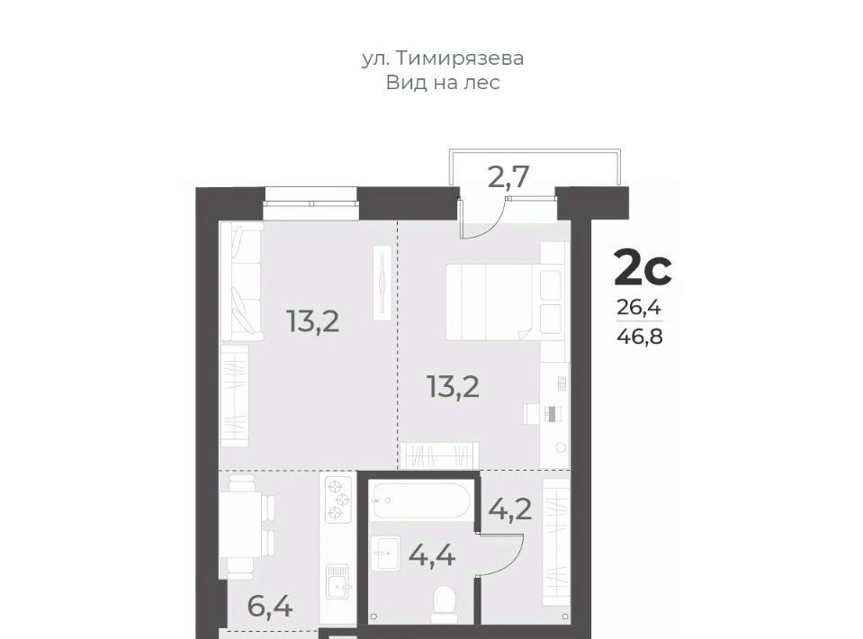 квартира г Новосибирск Заельцовская ул Плановая 60а фото 1