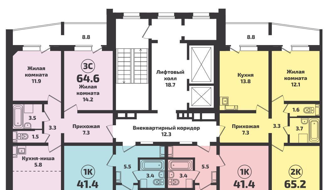 квартира г Новосибирск р-н Калининский Заельцовская ул Краузе 25 фото 1