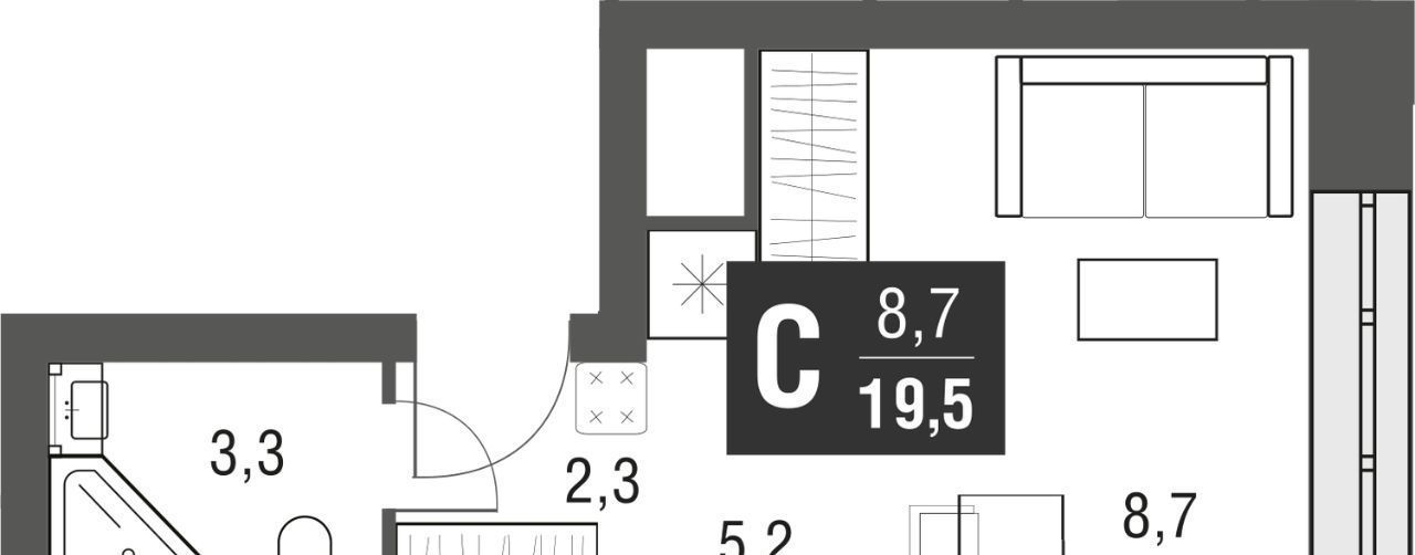 квартира г Москва метро Свиблово проезд Серебрякова 11/13к 1 фото 1