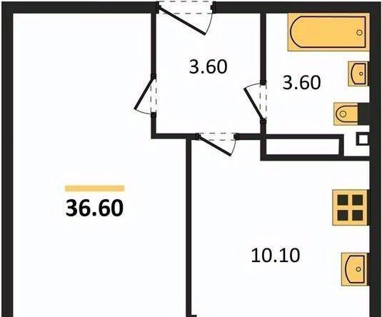 квартира г Краснодар р-н Прикубанский ЖК «Дыхание» фото 1