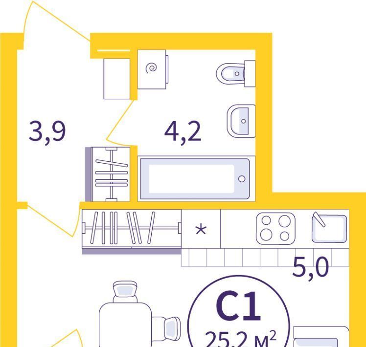 квартира г Екатеринбург Уралмаш ул. 22-го Партсъезда, 3 фото 1