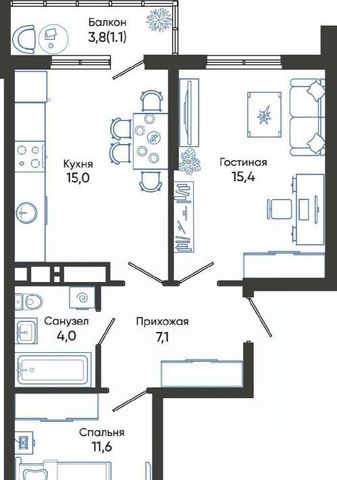 г Новороссийск р-н Центральный ул Куникова 47г ЖК Облака 2 фото