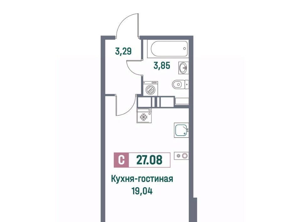 квартира р-н Всеволожский г Мурино пр-кт Ручьевский 1/24 Девяткино фото 1