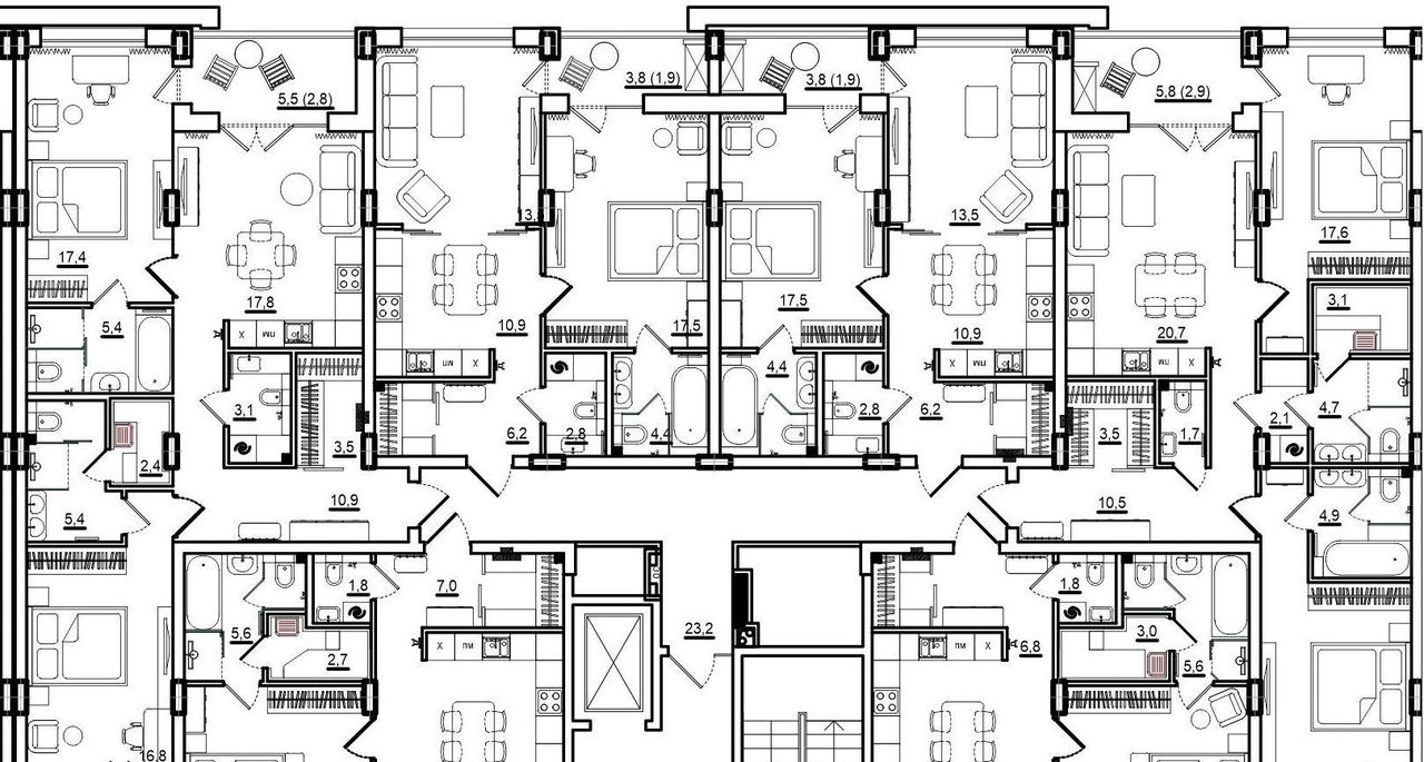 квартира г Калининград р-н Ленинградский ул Молодой гвардии 36/3 фото 2