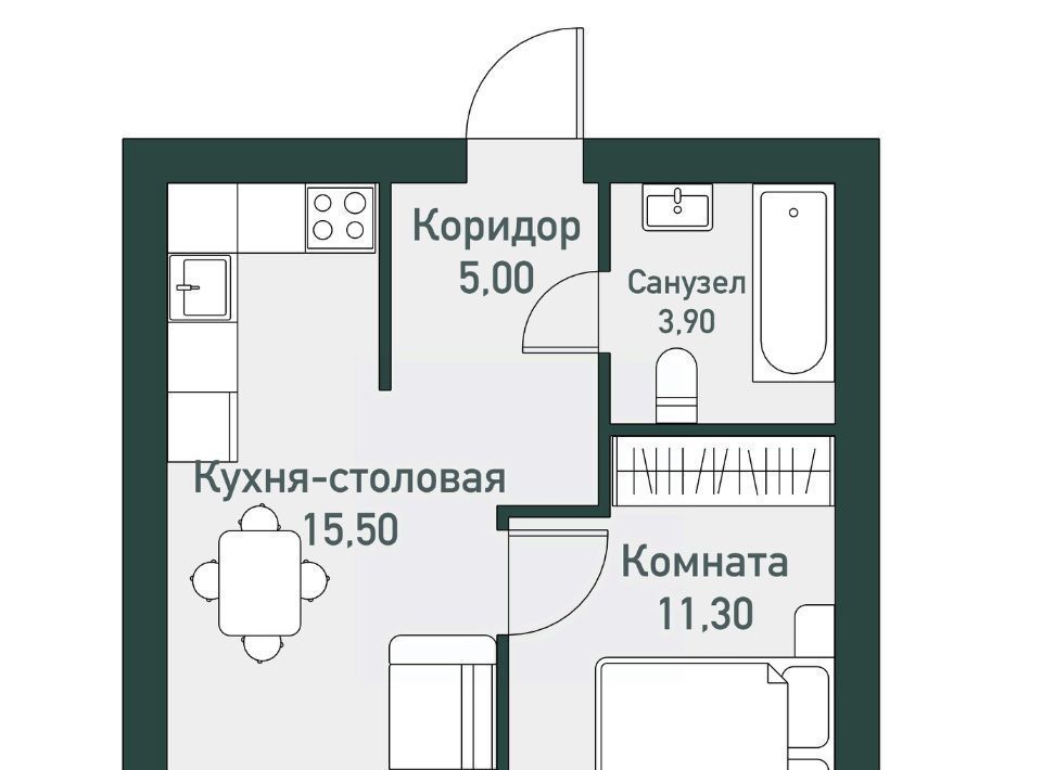 квартира р-н Сосновский п Западный р-н мкр Привилегия Кременкульское с/пос фото 1