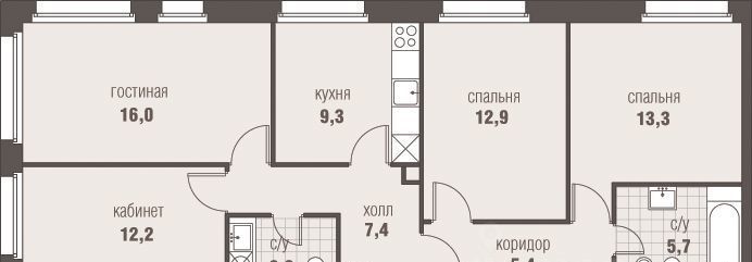 квартира г Москва п Московский д Румянцево ул Инженера Кнорре 7к/5 метро Румянцево фото 1