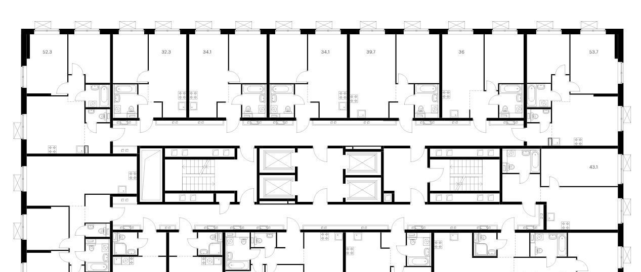 квартира г Москва метро Кантемировская б-р Кавказский 1/1 Бульвар 51 жилой комплекс фото 2