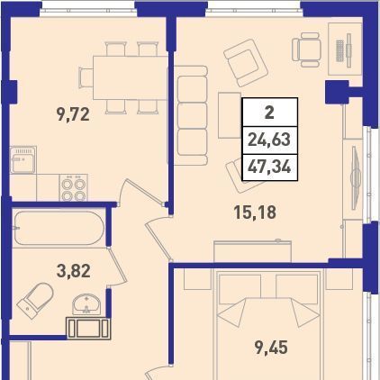 квартира р-н Всеволожский г Мурино ул Шоссе в Лаврики 64к/4 Девяткино фото 1