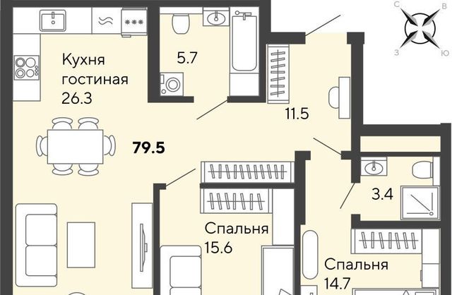 г Екатеринбург Эльмаш ЖК Изумрудный Бор Проспект Космонавтов, жилрайон фото