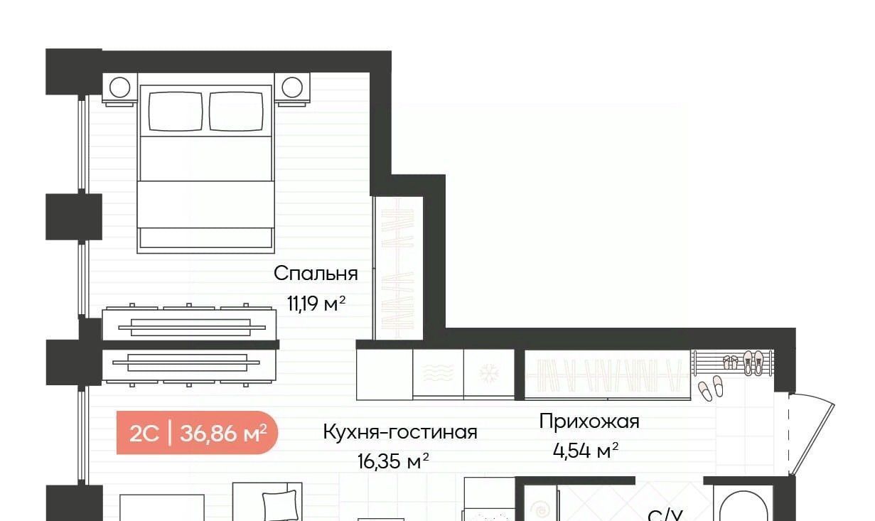 квартира г Новосибирск Речной вокзал ул Ленинградская фото 1