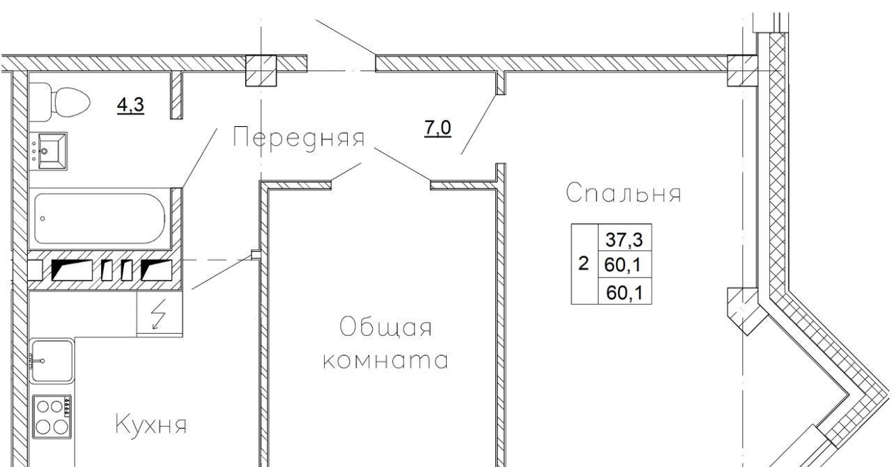 квартира р-н Надеждинский с Вольно-Надеждинское ул Приморская 11 фото 1