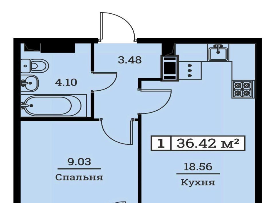 квартира р-н Всеволожский г Мурино ул Екатерининская 19 Девяткино фото 1