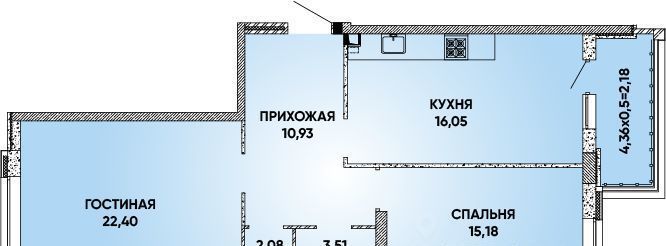 квартира г Краснодар р-н Прикубанский Достояние мкр фото 1