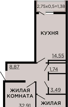 квартира г Краснодар р-н Прикубанский ул Краеведа Соловьёва 6/7 фото 1