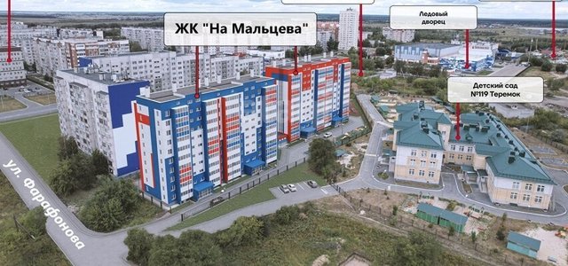 квартира г Курган мкр 1а жилой район Заозёрный фото