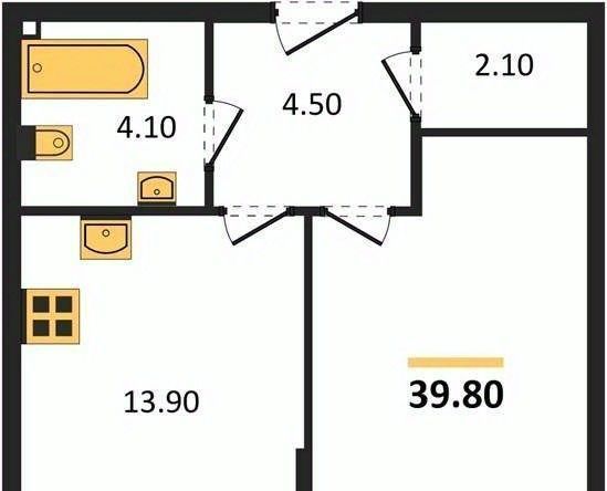 квартира г Краснодар р-н Прикубанский ул им. Анны Ахматовой фото 1