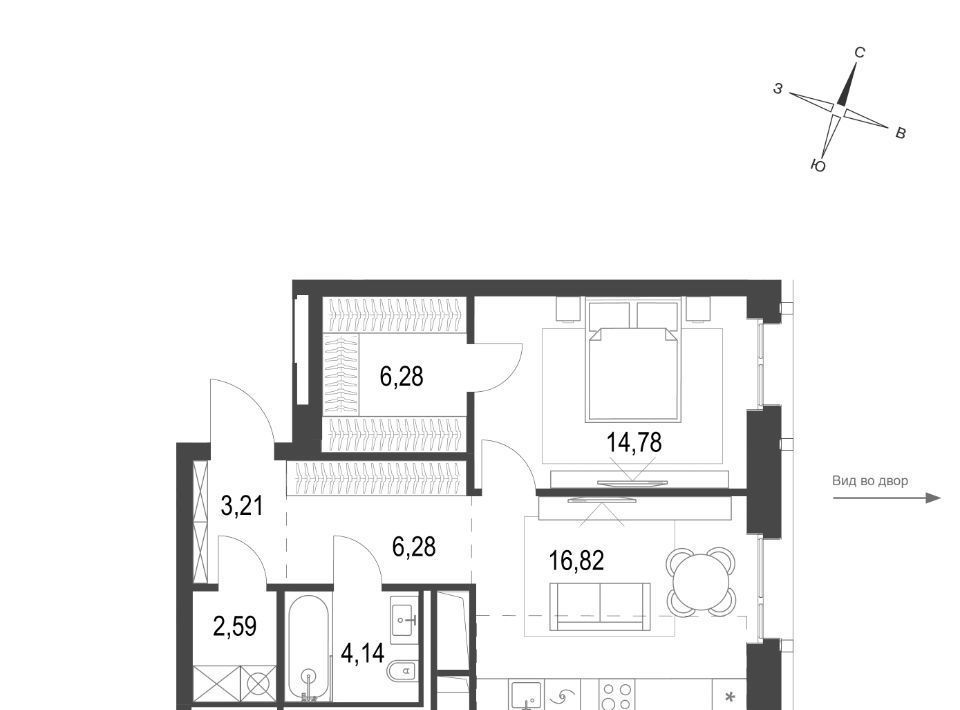 квартира г Москва метро Строгино ЗАО Рублёво-Архангельское В 20 кв-л фото 1