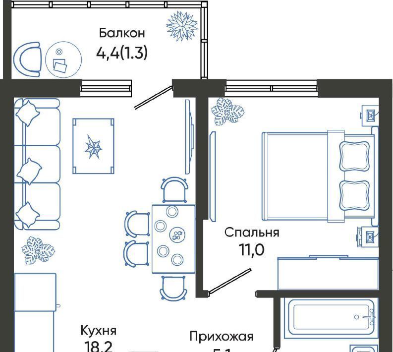 квартира г Новороссийск р-н Центральный ш Мысхакское фото 1