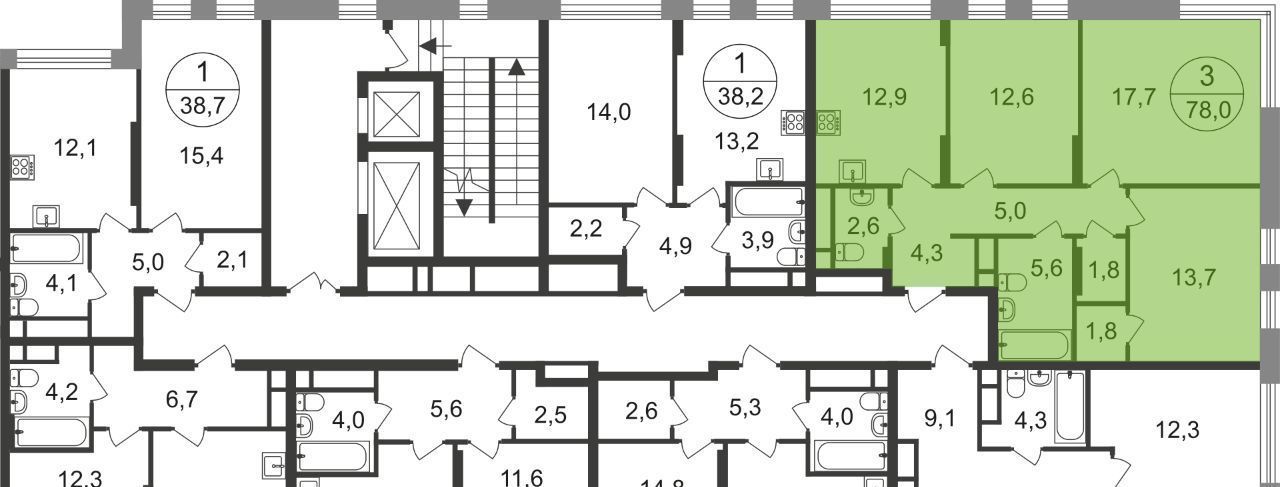 квартира г Москва п Внуковское метро Рассказовка Переделкино Ближнее мкр, 17-й кв-л, к 1 фото 15