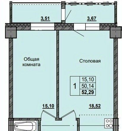 квартира г Якутск ул им. Д.Д.Красильникова 5 фото 1