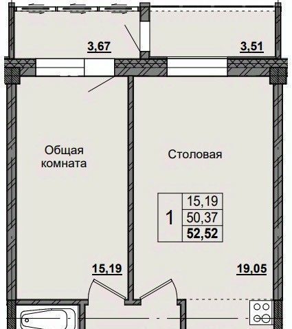 квартира г Якутск ул им. Д.Д.Красильникова 5 фото 1