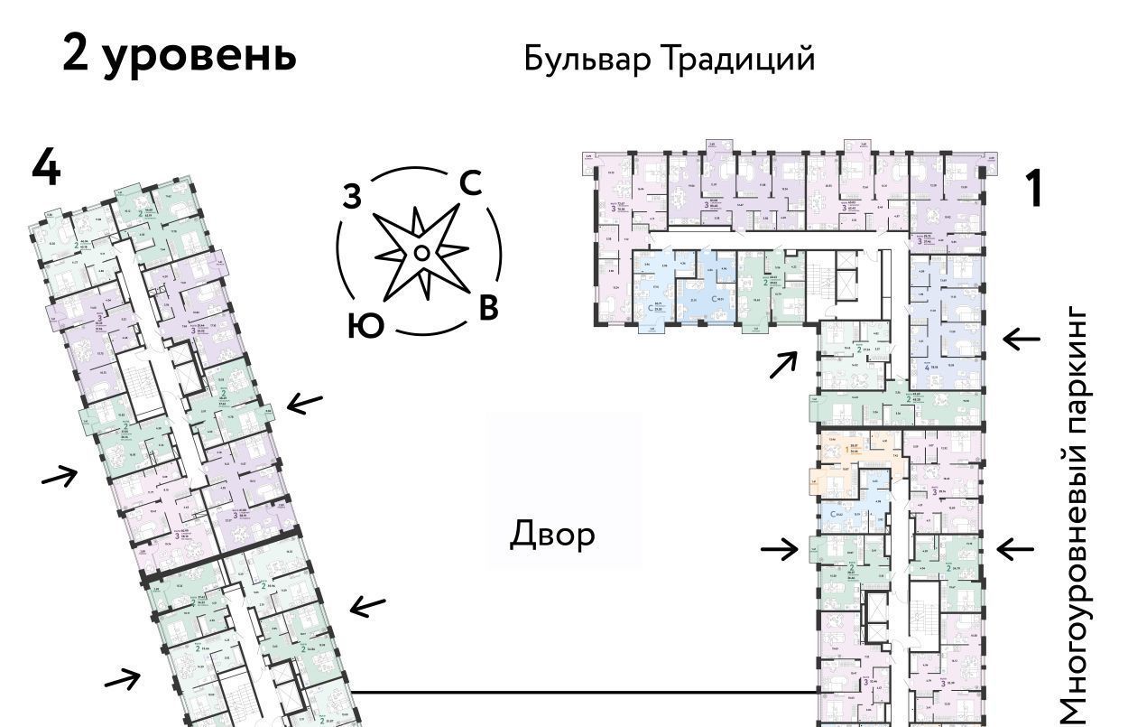 квартира г Тюмень р-н Калининский ЖК Домашний фото 2